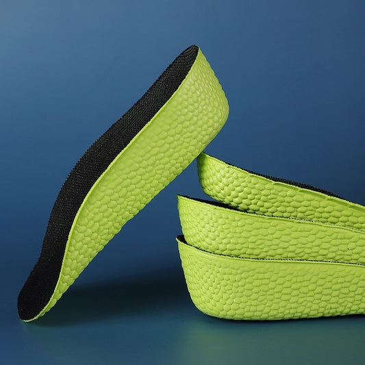 Plantilla invisible para aumentar la altura, cómoda y gruesa, media plantilla que aumenta la plantilla