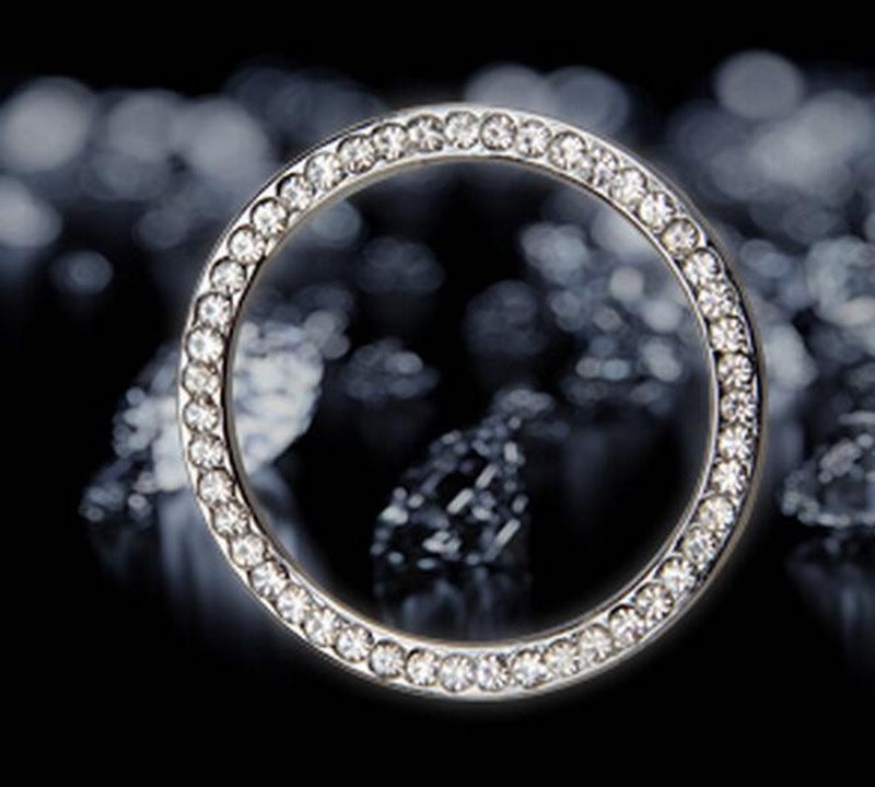 Decoración del anillo de encendido con un solo clic de diamantes