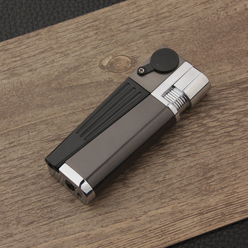 Encendedor Briquet à pipe créatif pliable en métal, combinaison de tuyaux, briquet à pipe pliable portable, gadget pour fumer pour hommes