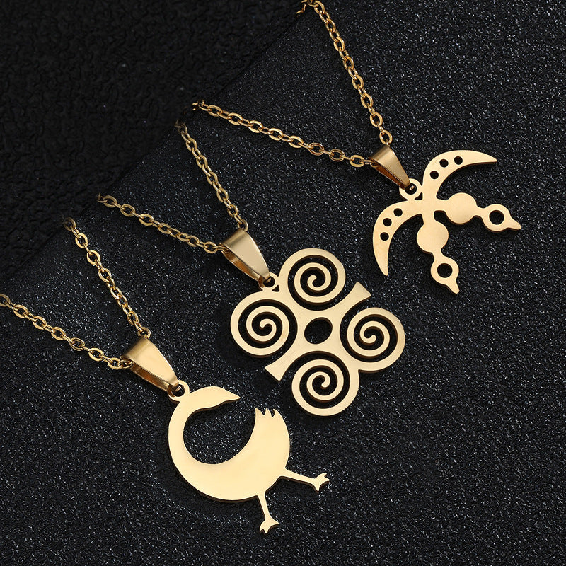 Women's Gold Stainless Steel Necklace