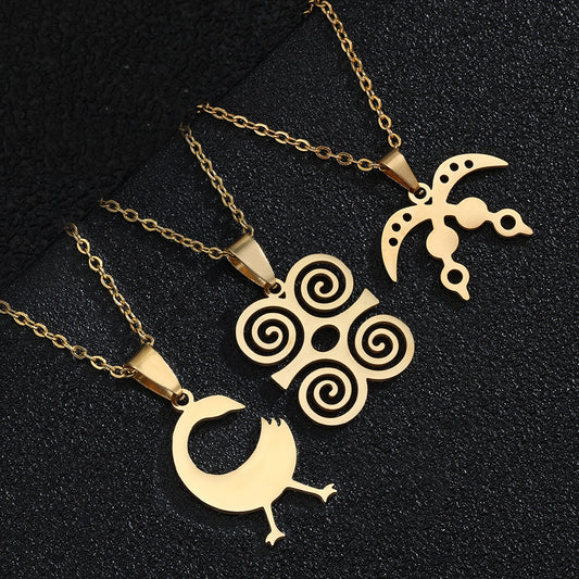 Women's Gold Stainless Steel Necklace