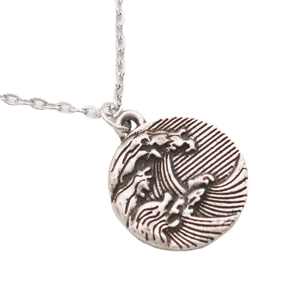 Collier de pulvérisation vintage hawaïen à la mode