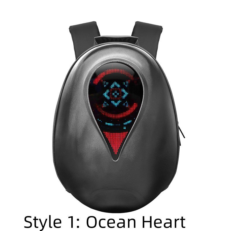 Bolsa para casco de moto LED