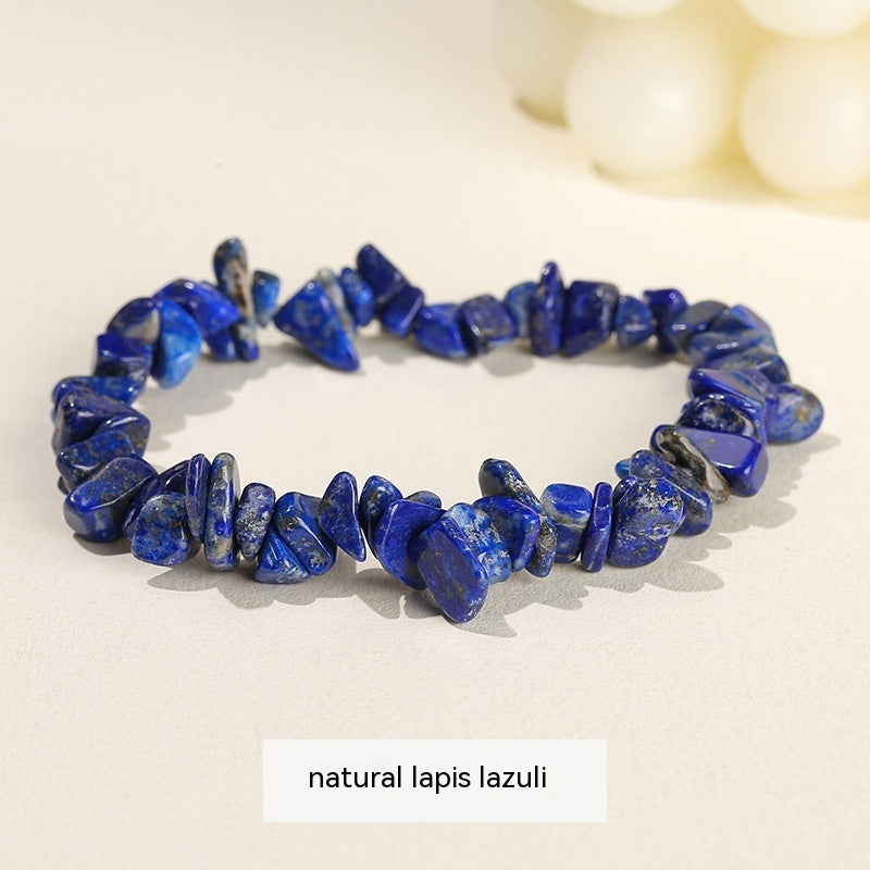 Natural Crystal Gravel Agate Aventurine Irregular Bracelet