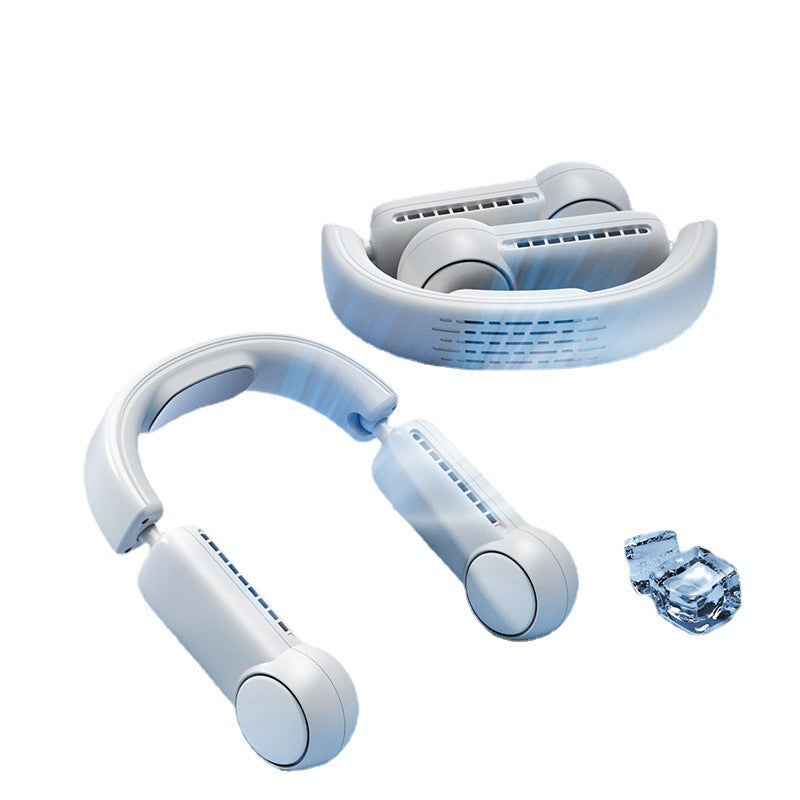 Mini ventilateur portatif de cou ventilateur portatif sans lame ventilateurs suspendus sans feuilles rechargeables par USB refroidisseur d'air ventilateurs de tour de cou portables