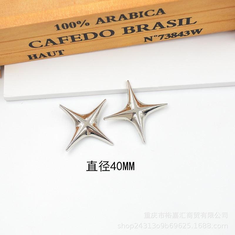 Accesorios de broche de temperamento estilo Ins simplicidad de metal