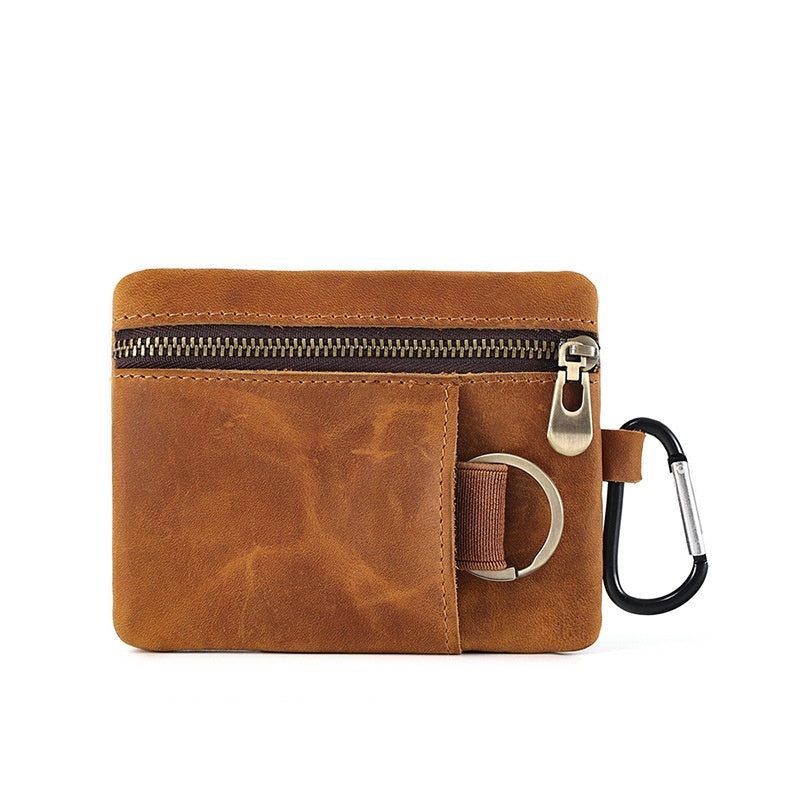 Portefeuille en cuir compact et multifonctionnel