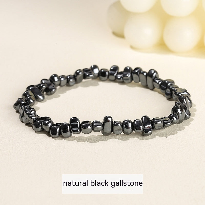 Natural Crystal Gravel Agate Aventurine Irregular Bracelet