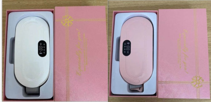 Almohadilla calefactora Menstrual, cinturón cálido inteligente para aliviar el dolor de cintura, calambres, masajeador Abdominal vibratorio, dispositivo eléctrico para cinturón de cintura