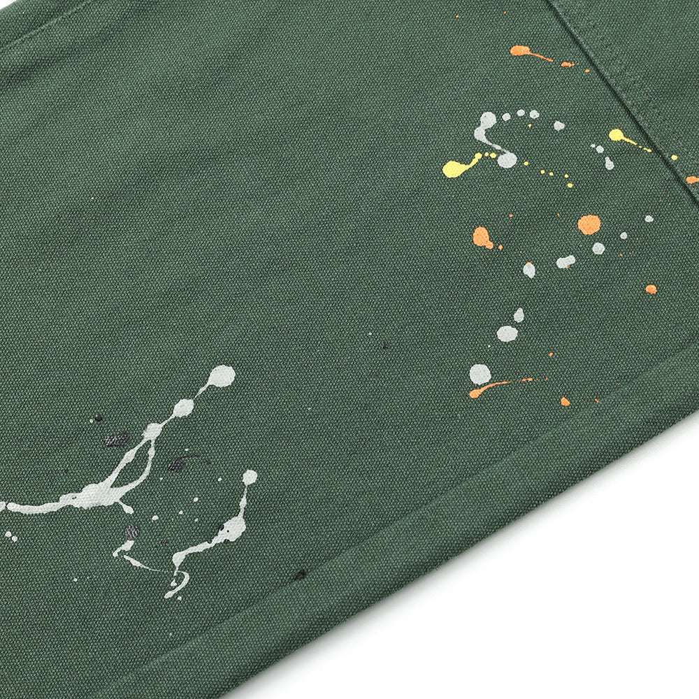 Spray Paint Splash Ink Loose Straight Trousers