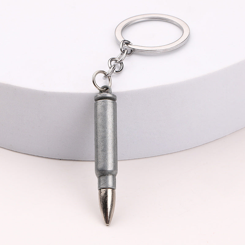 Pendentif porte-clés en métal modèle Bullet