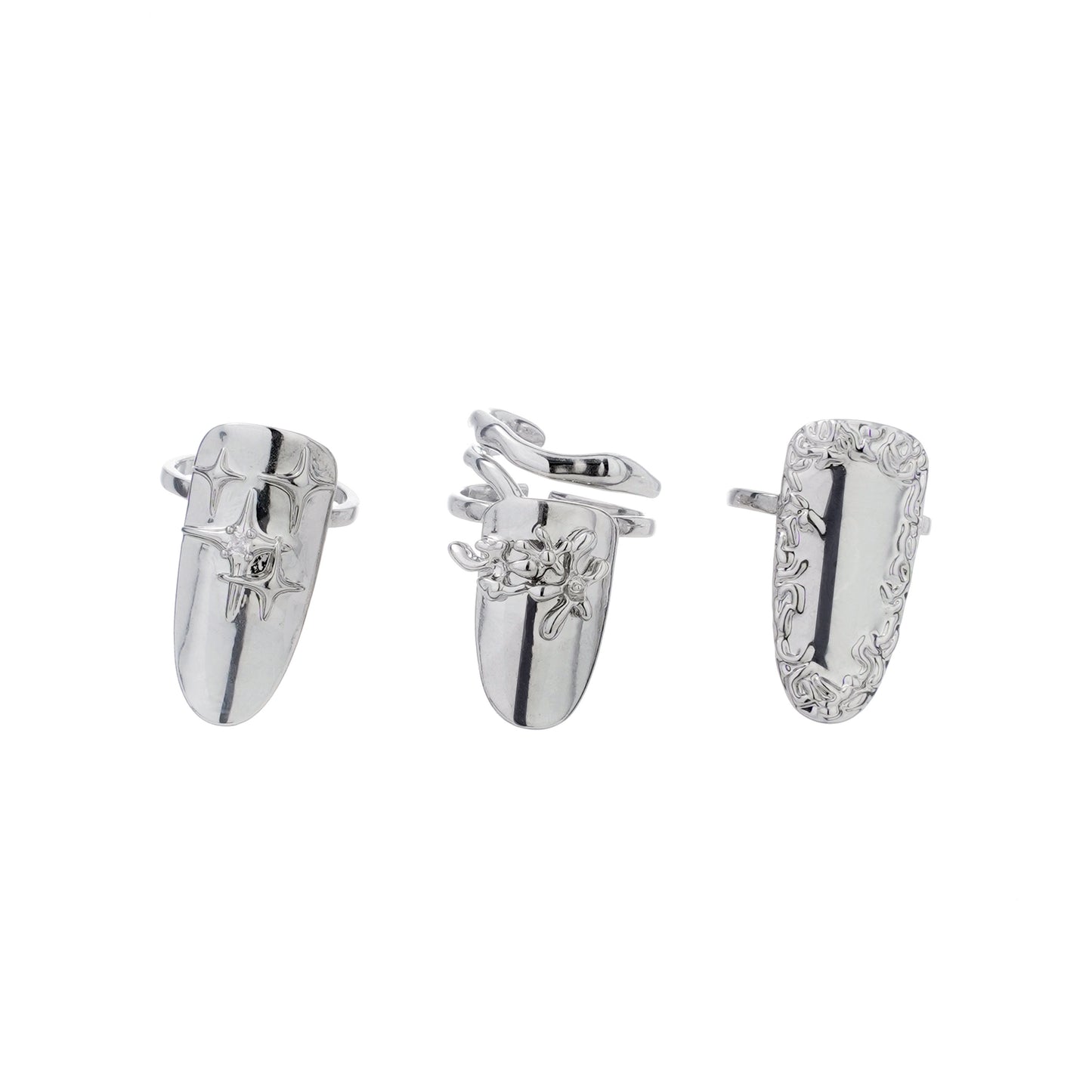 Adjustable Niche High-grade Metallic Ring