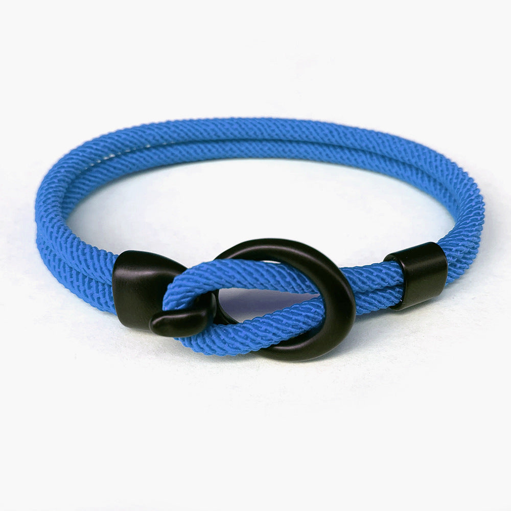 Pulsera tejida para hombre con personalidad simple