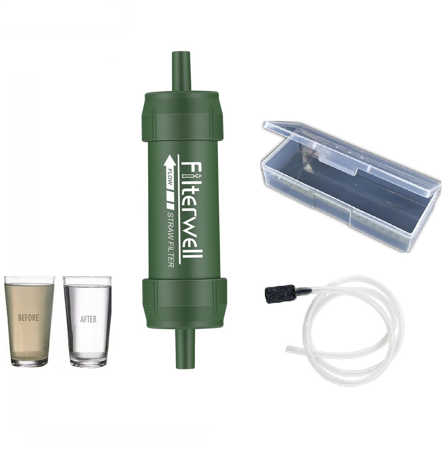 La nouvelle paille de purification extérieure pour le camping