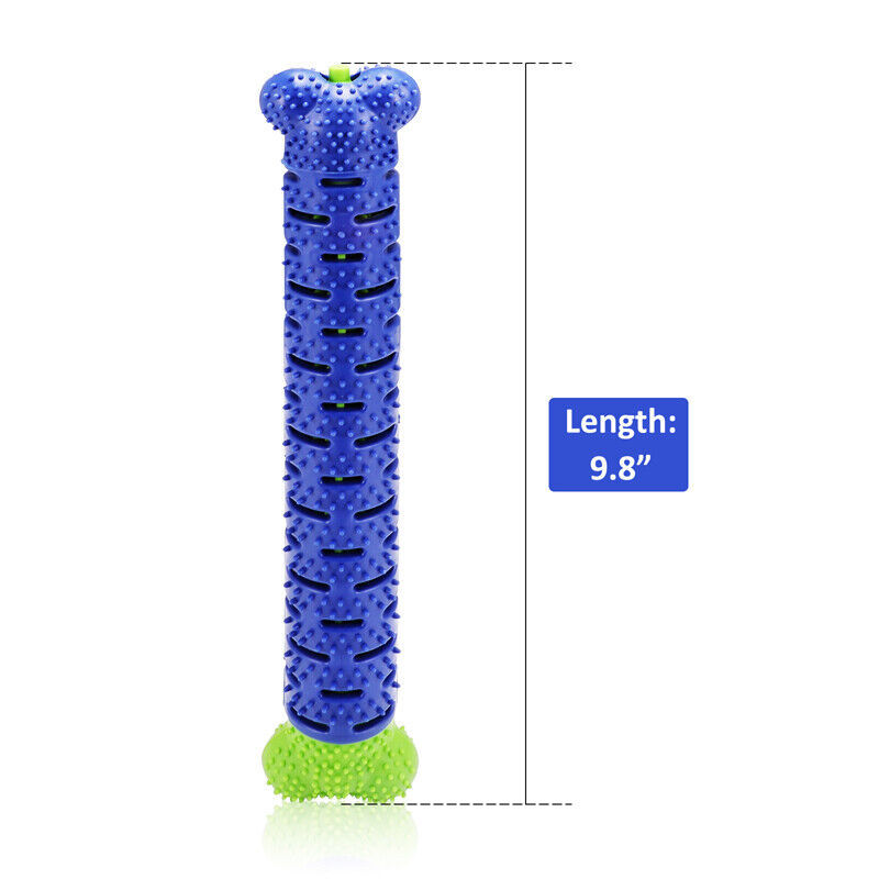 Jouets pour chiens brosse à dents TPR mâcher morsure nettoyage des dents molaire pour animaux de compagnie bâton de brossage chiens brosse à dents à mâcher morsure jouet à mâcher Durable