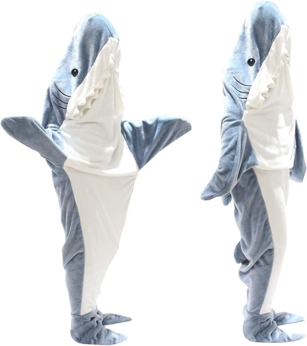 Accueil Sweat à capuche en flanelle douce avec couverture de requin