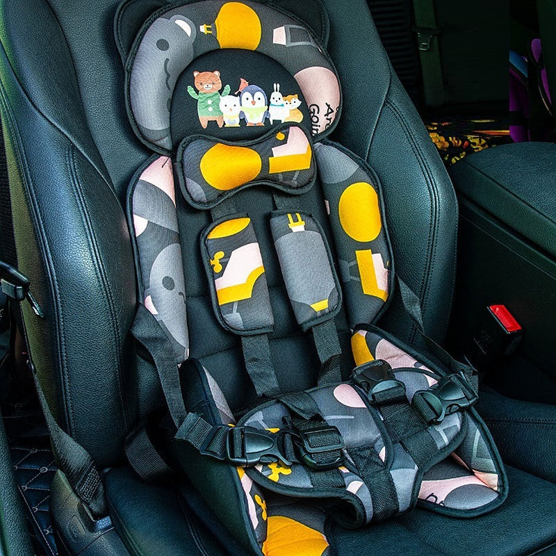 Siège de sécurité pour enfants, chaise de salle à manger pratique pour voiture, siège de sécurité amovible et lavable pour bébé