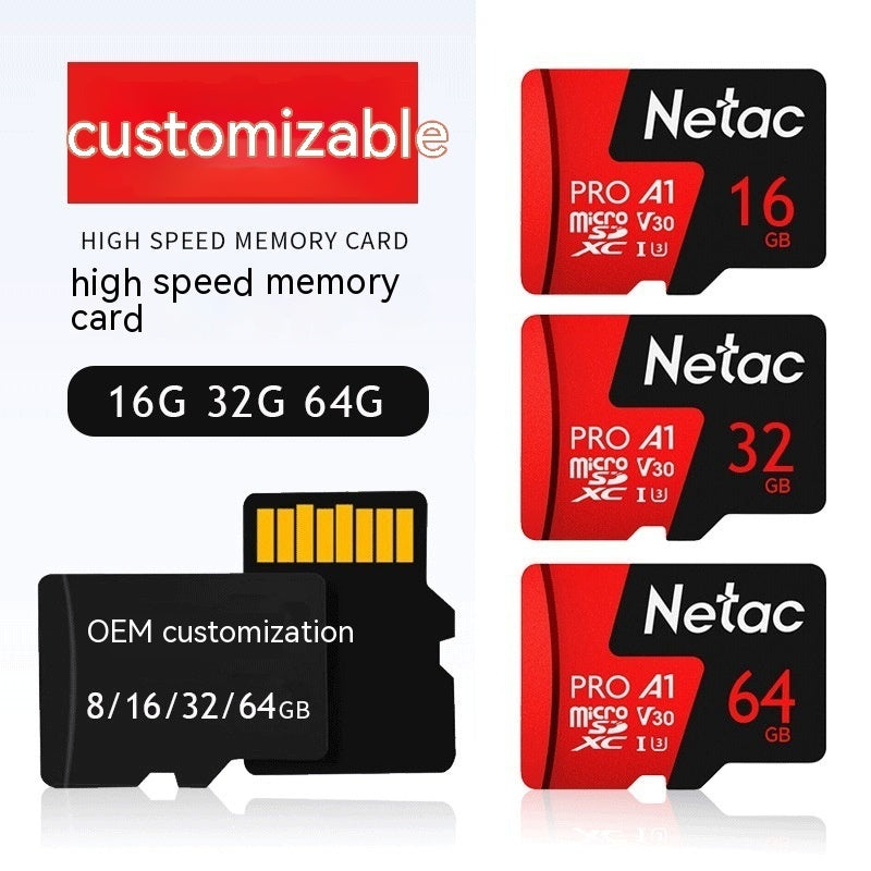 Carte mémoire TF de caméra de surveillance enregistreur de conduite HD 4K