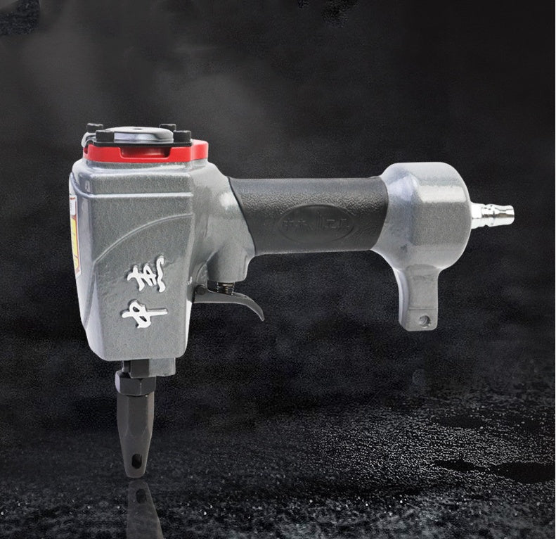 Pistola de clavos neumática para perforación de láminas de metal