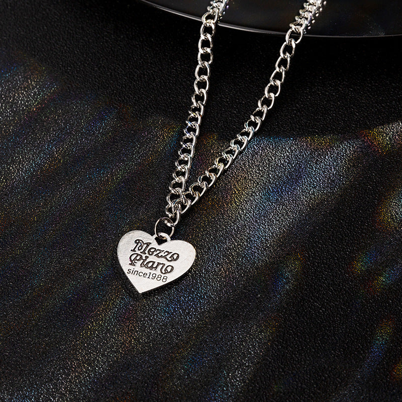 Collier chaîne en acier titane pour hommes