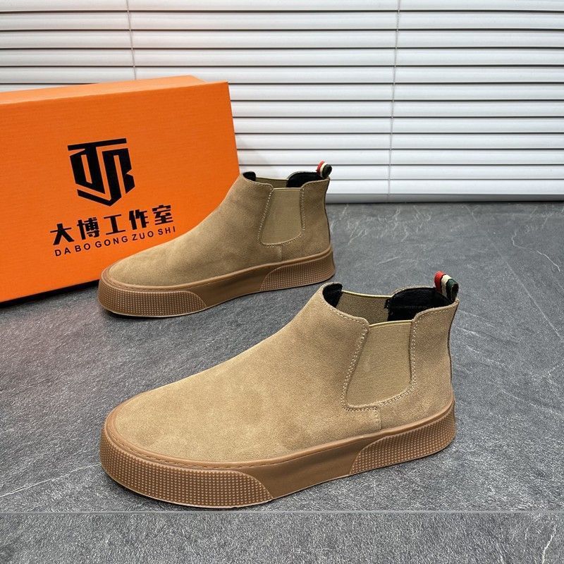 Zapatos casuales de algodón cálido de terciopelo de invierno para hombre