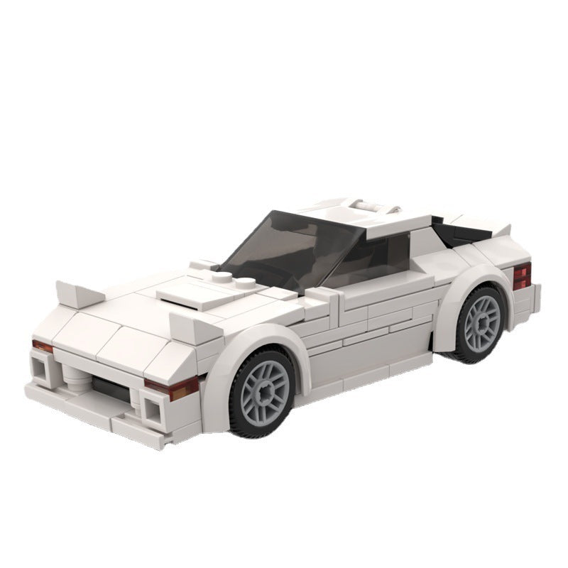 Blocs de construction de modèle de course de voiture de jouet pour enfants compatibles avec le Puzzle de petites particules bricolage