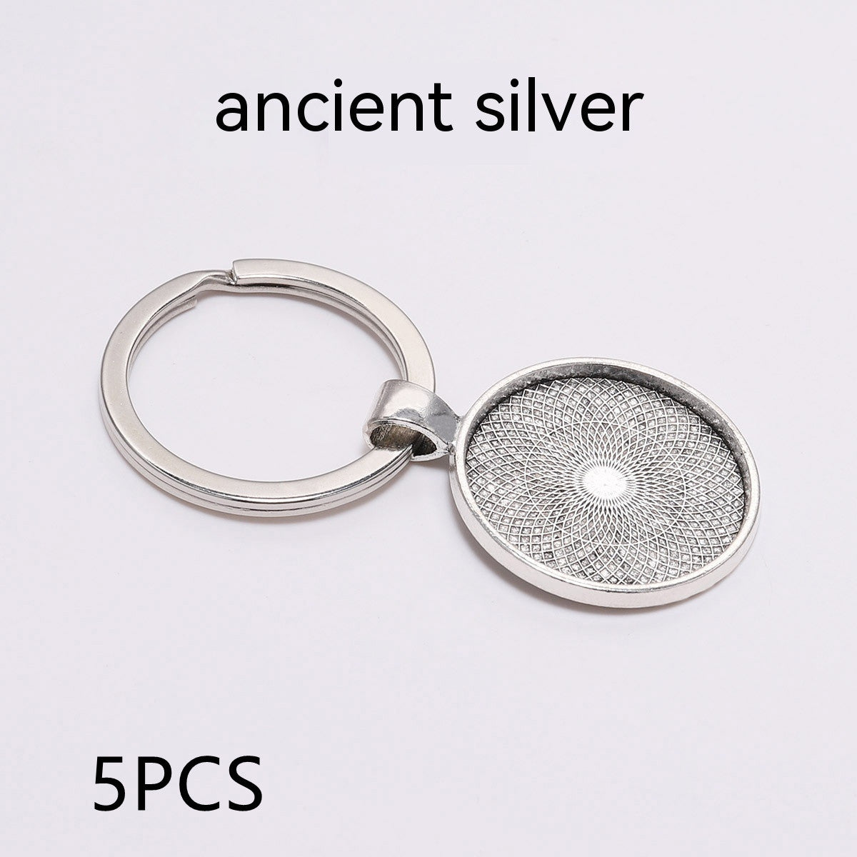 Porte-clés écologique sans Nickel, Support de Base en pierre de temps, pendentifs de clé