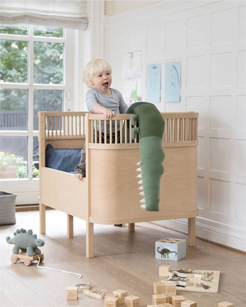 Oreiller Long mignon pour enfants, jouets en peluche, pare-chocs pour bébé, protection de lit de berceau, coussin de canapé en coton, décor de chambre d'enfants