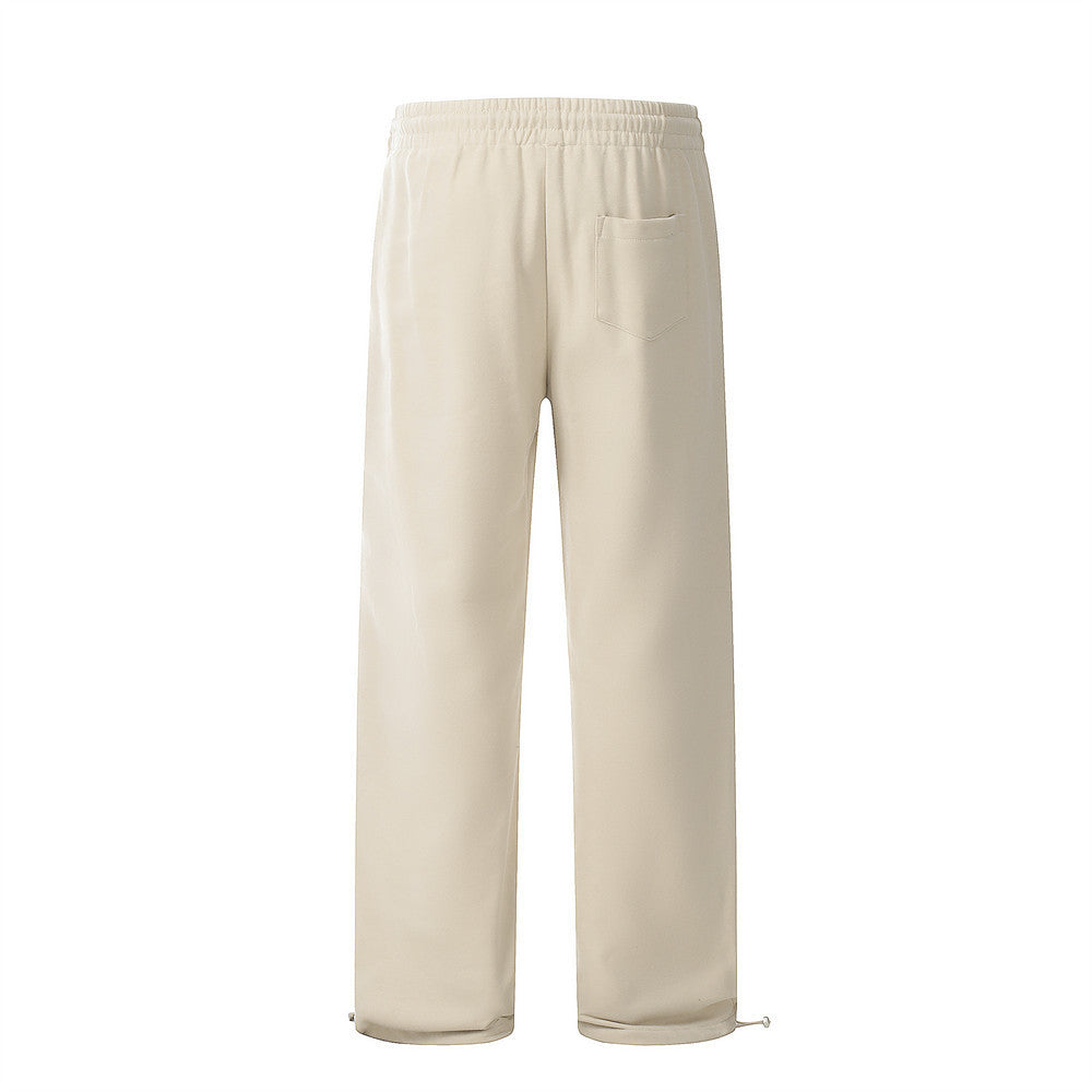 Fashion Three Bars Straight Casual Pants Men
