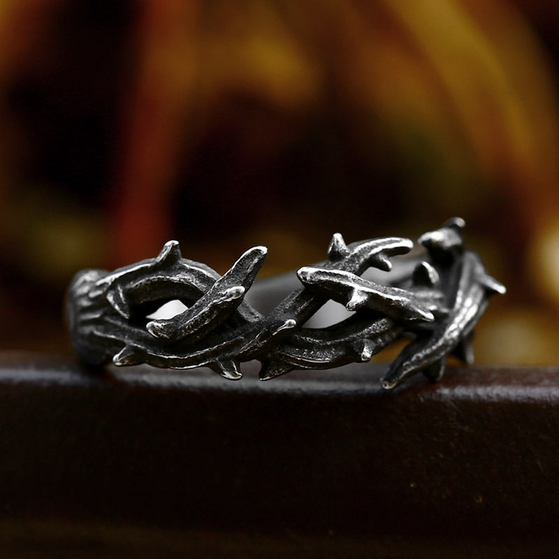 Stainless Steel Cast Fashionable And Minimalist Branch Ring