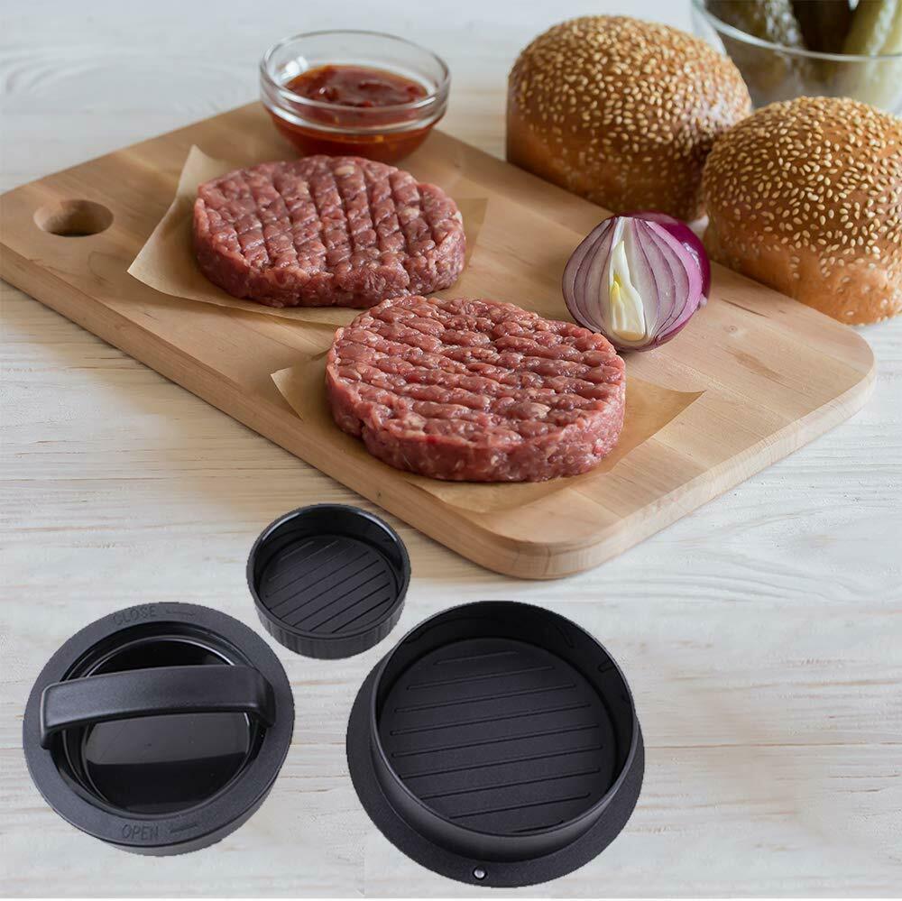 Presse à hamburgers, fabricant de galettes farcies, moule coulissant, outil facile de fabrication de hamburgers faits maison