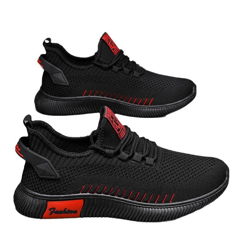 Chaussures en maille respirante pour hommes, chaussures de course décontractées, confortables et antidérapantes, résistantes à l'usure
