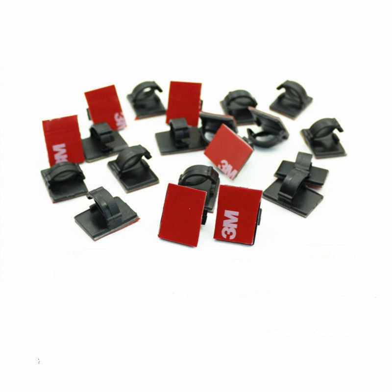 Boucle de câblage de voiture, fil de câble plat, boucle de câblage fixe, pince auto-adhésive
