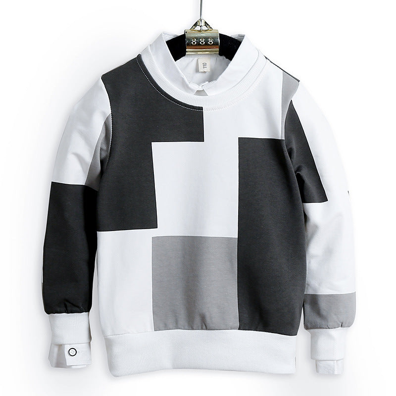 T-shirts d'automne à manches longues pour garçons et filles