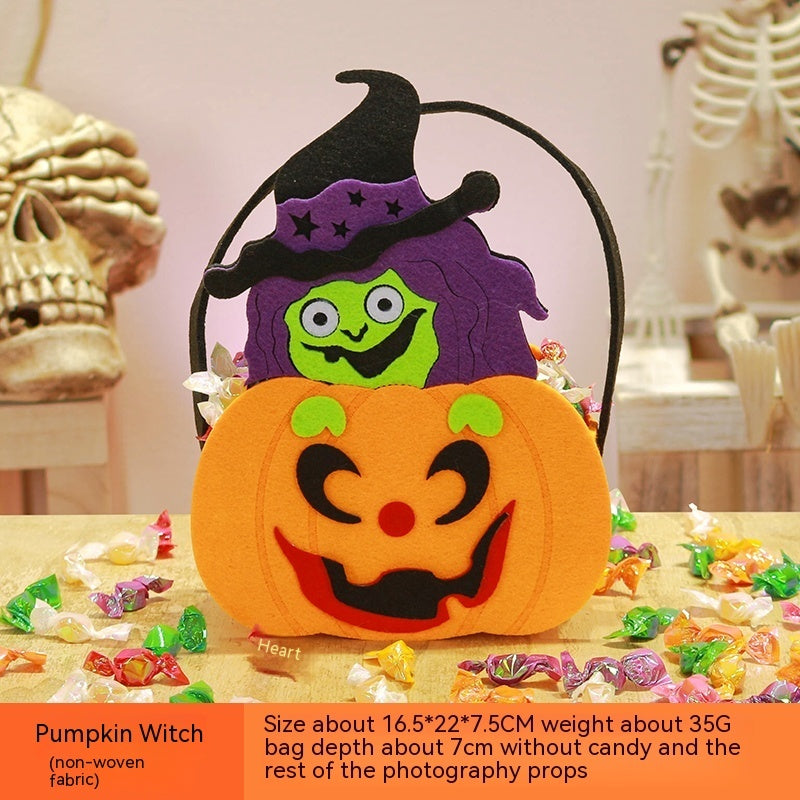Halloween Pumpkin Bag Portable Children Props