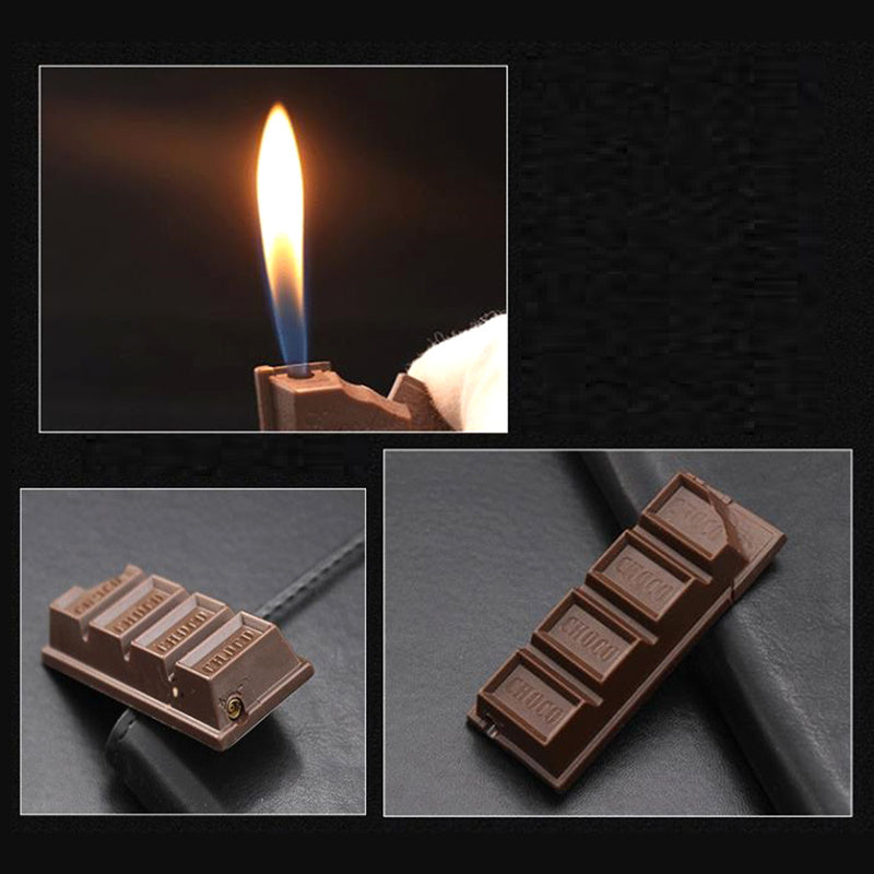 Briquet torche à chocolat créatif, flamme, cigarette, cigare, gaz Butane, accessoires pour fumer, mignon pour cadeau