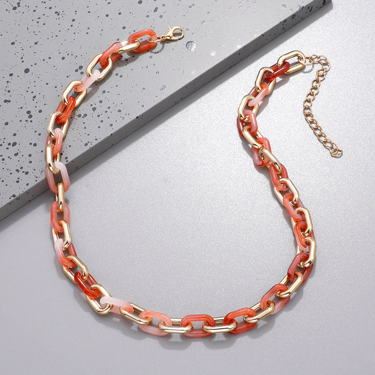 Collier de texture acrylique couleur Street Shot populaire