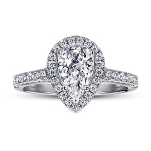 Silver Inlaid Zircon Gang Drill Combination Ring Set
