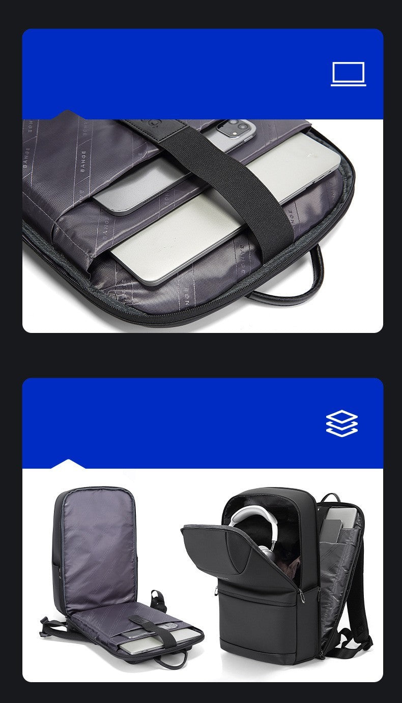 Mochila De Hombre Negocios Multifunción Impermeable