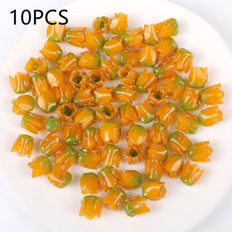Acrylic Heat Shrink Tulip Flower DIY Jewelry Accessories