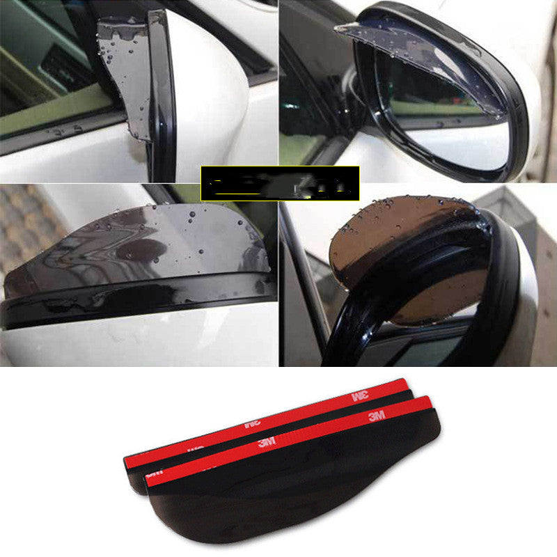 Car Rearview Mirror Rain Eyebrow With Rain And Sun Visor Universal
