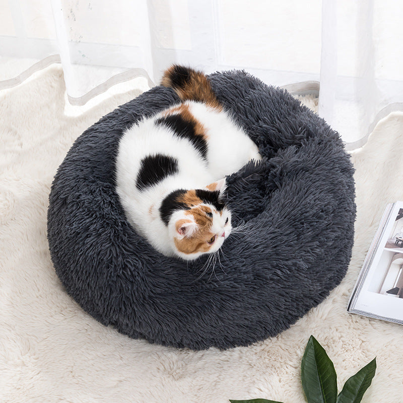 Lit chaud d'hiver pour animaux de compagnie, fournitures pour animaux de compagnie, lit pour chat