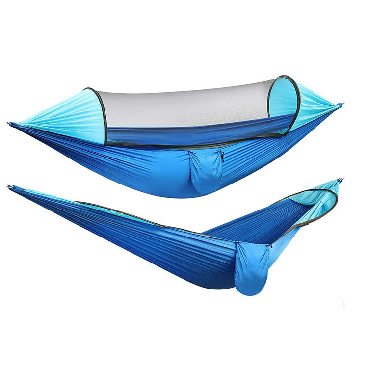 Moustiquaire pour hamac ouvert à vitesse automatique, Camping en plein air