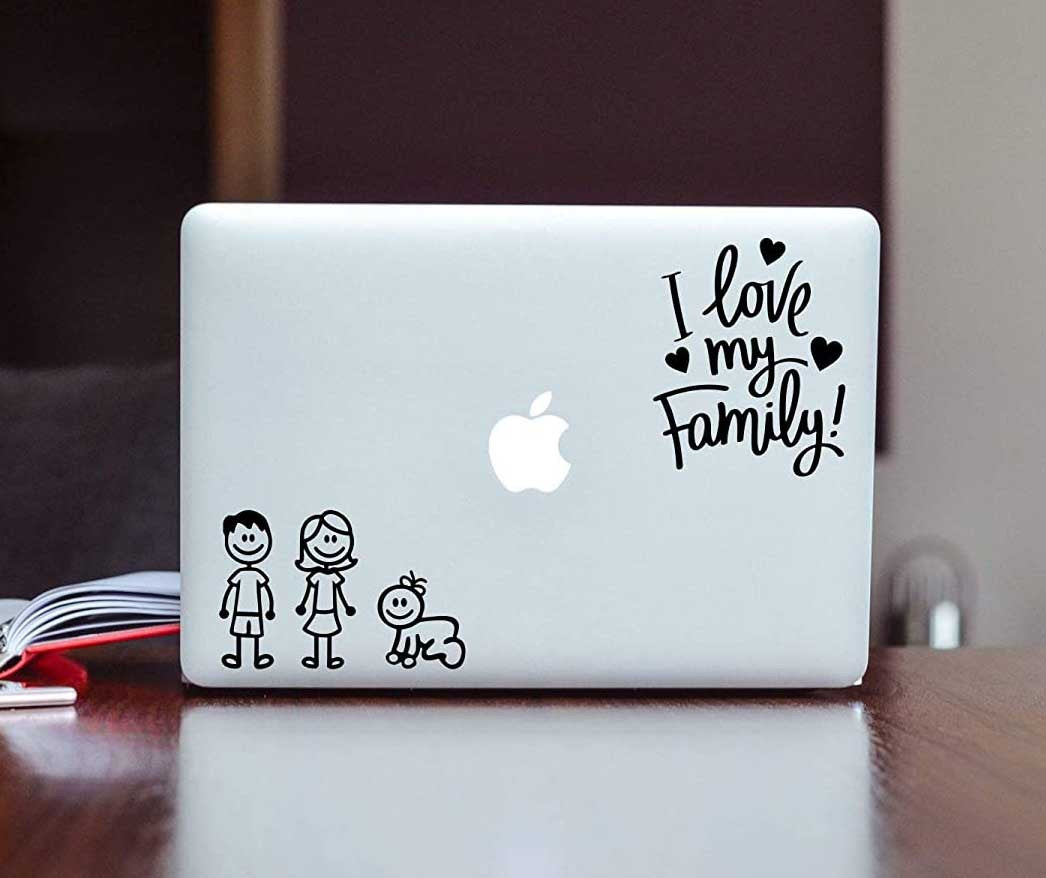 Glass Paster Family Car Window Waterproof And Sun Protection Decal Ornament 20cm 16cm 20 Gset