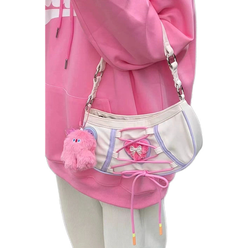 Coréen Ins Niche jeunesse Mori Style une épaule petite mode