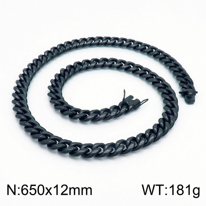 Personality Cross Boat Anchor Necklace