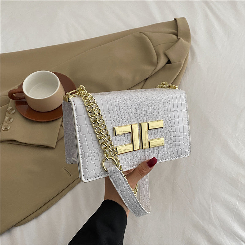Snakeskin Chain Women's Bag Candy Color