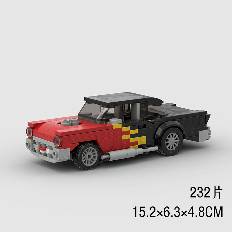 Jouets pour enfants, modèle de voiture de sport et blocs de construction à petites particules, jouets éducatifs MOC