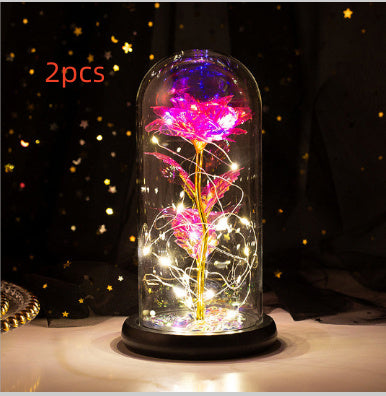 Cubierta de cristal del Principito Rosa