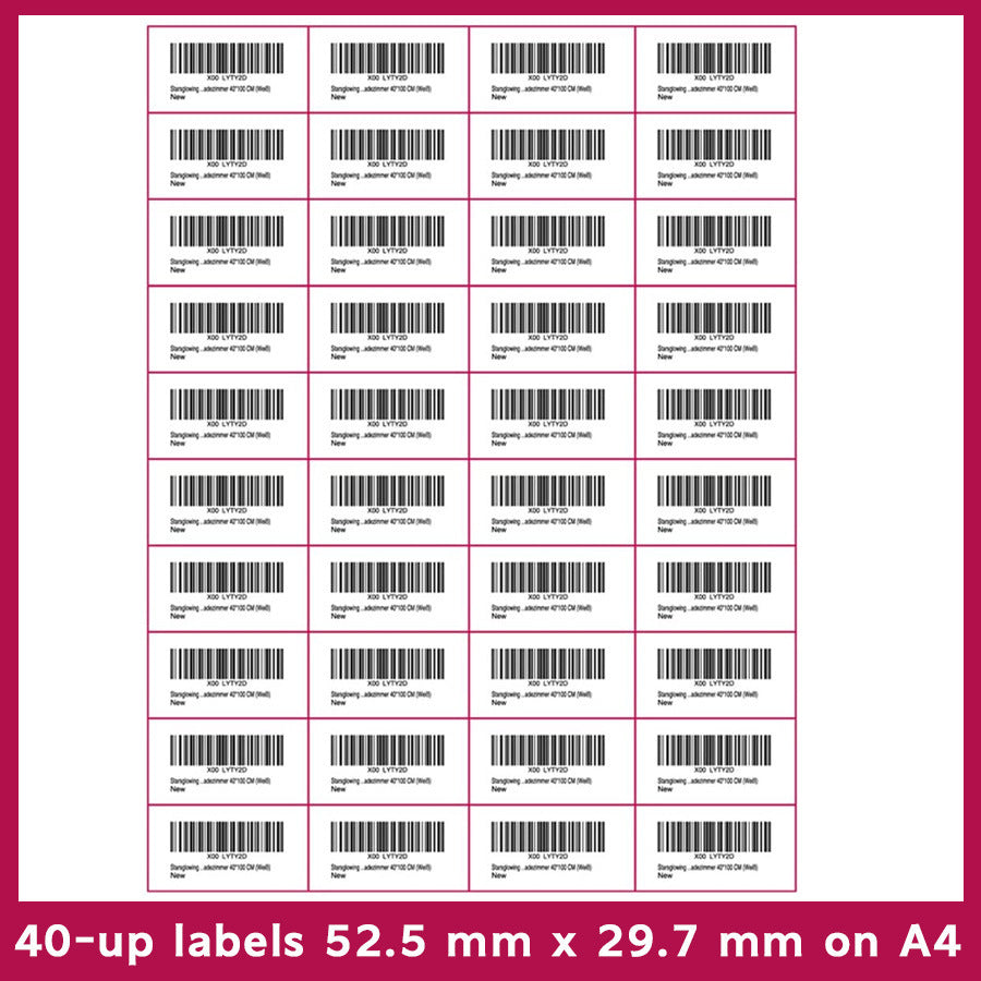 Étiquette FBA Papier code-barres FBA Étiquette de numéro de série FBA Étiquette de code-barres Amazon